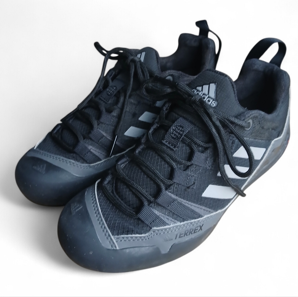 adidas Terrex Black and Gray Women's Trail Sneakers